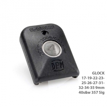 DPM Magazine Floorplate - Glass Breaker for Glock 9mm & Sig Double Stack Mags - Polymer Black